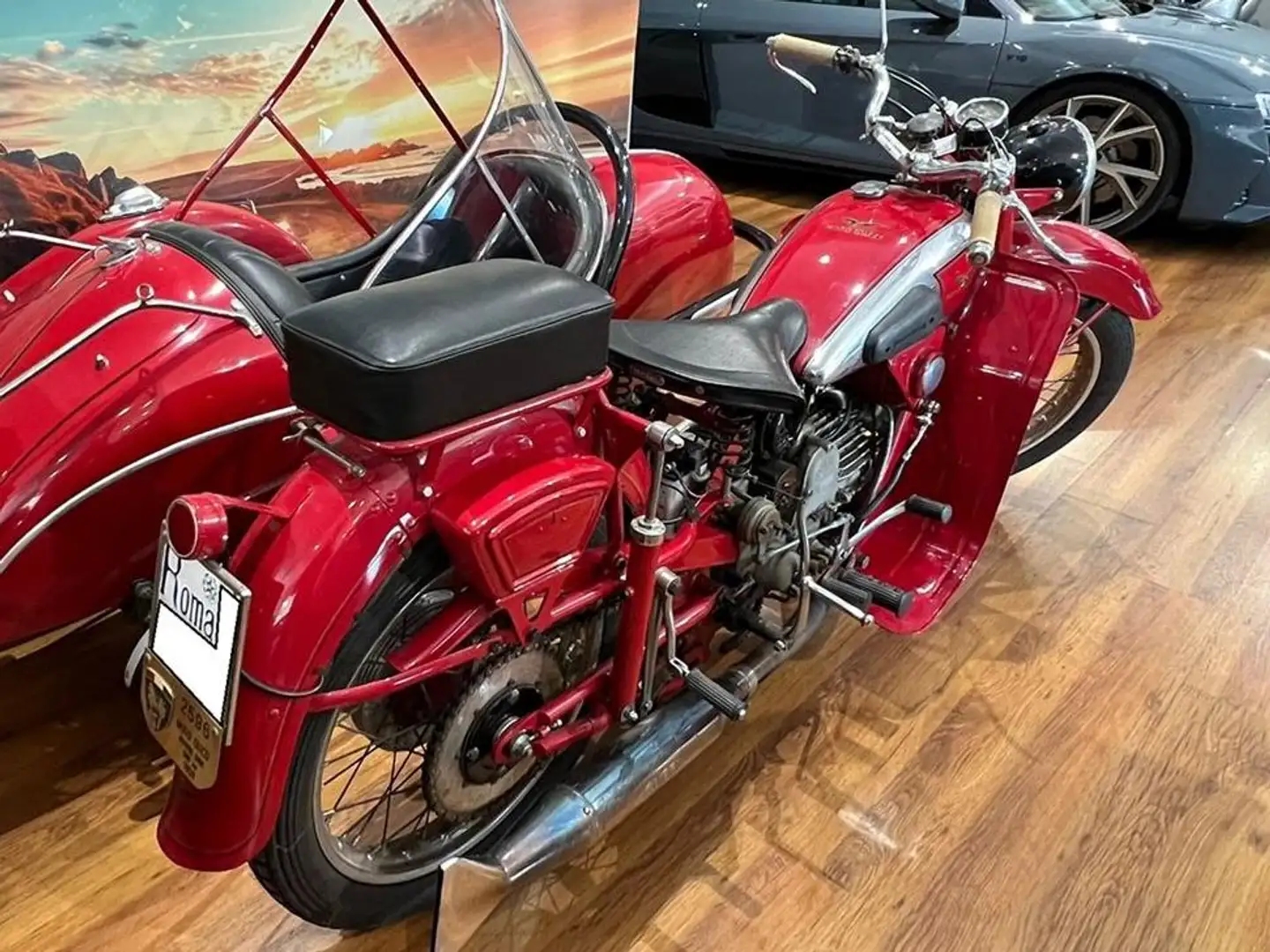 Moto Guzzi Astore 500cc Astore Side ASI Targa Oro Rosso - 2