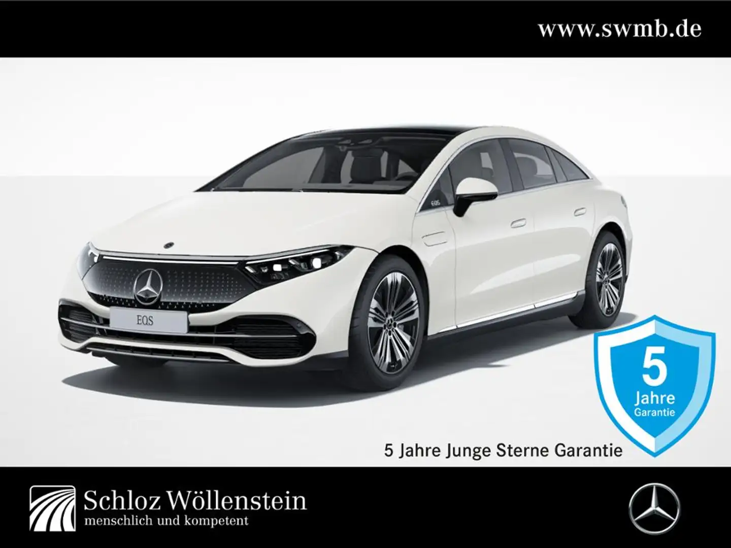 Mercedes-Benz EQS 450+ ElectricArt/DigitalLight/Fahrass+/PanoD Weiß - 1