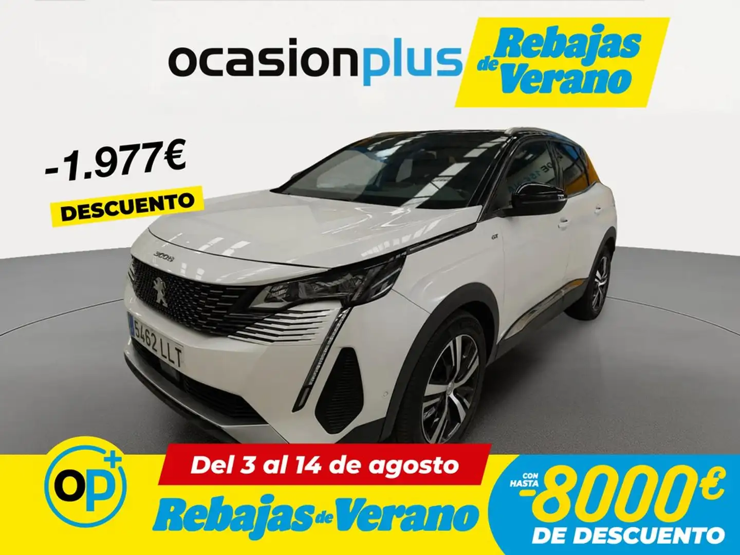 Peugeot 3008 1.2 S&S PureTech GT EAT8 130 Blanco - 1