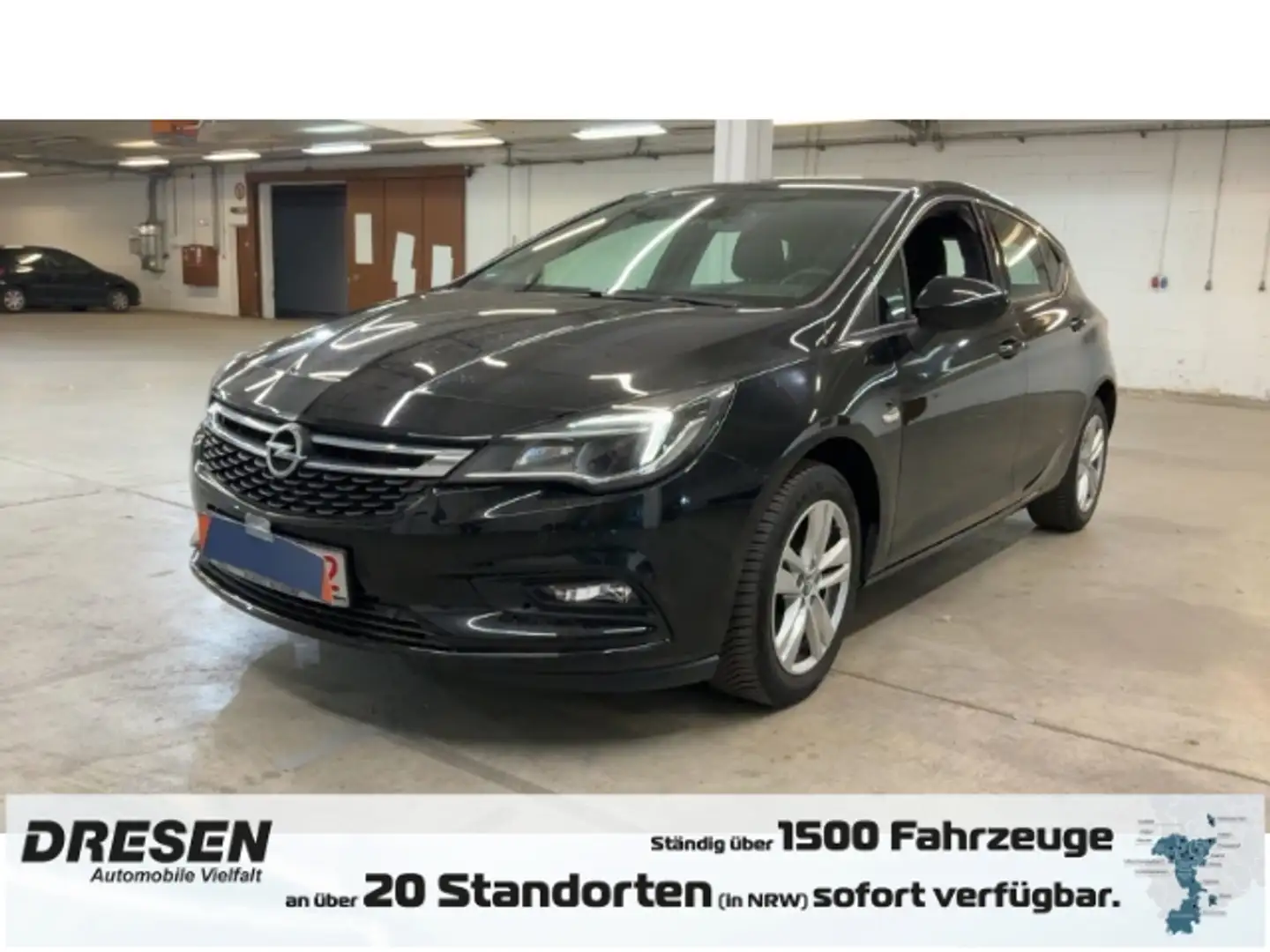 Opel Astra K Dynamic Lim. 1.4 Automatik Navi Allwetter Klima Schwarz - 1