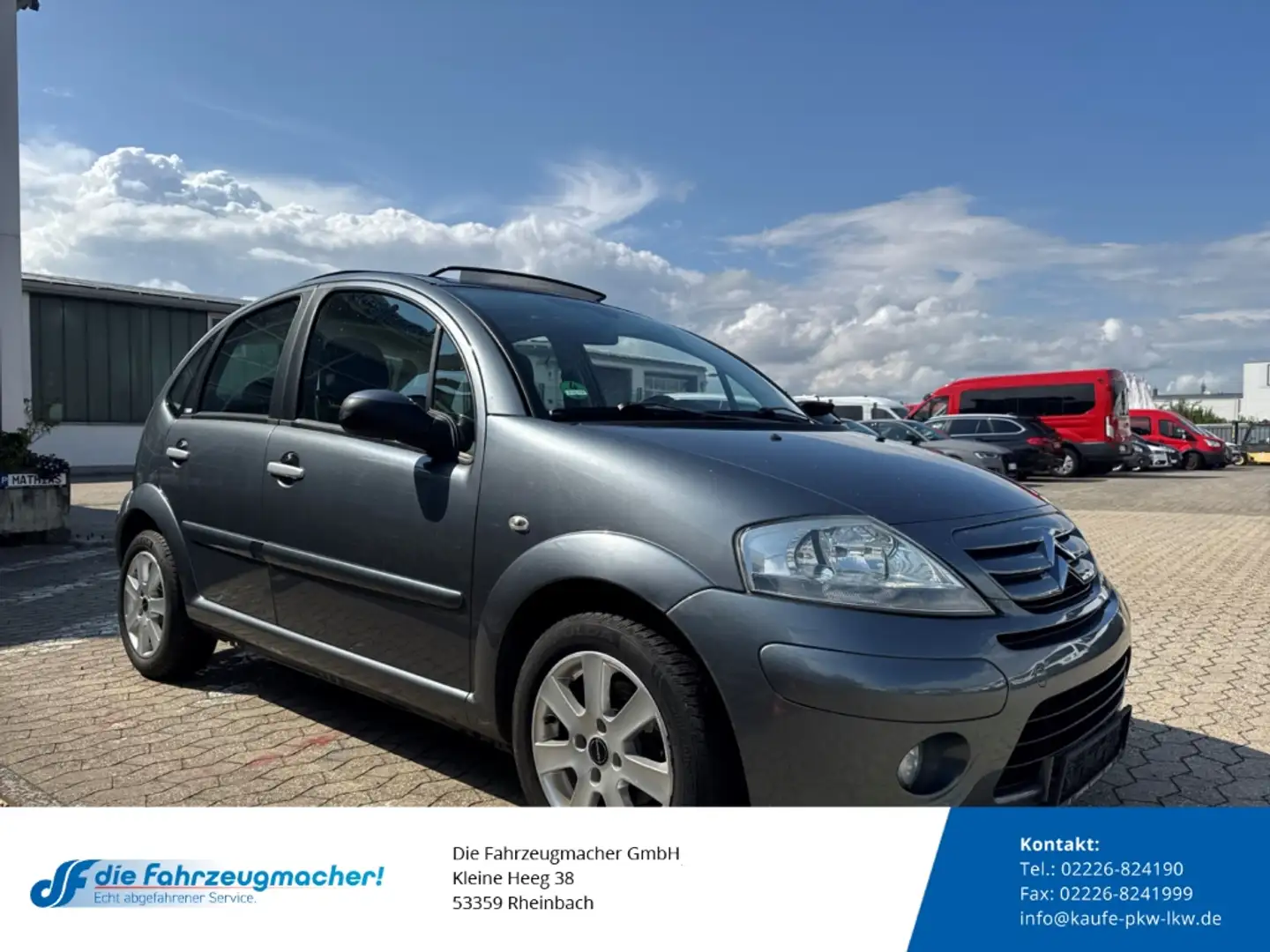Citroen C3 1.4 Exclusive El. Panodach Klimaautom *EXPORT Grigio - 1
