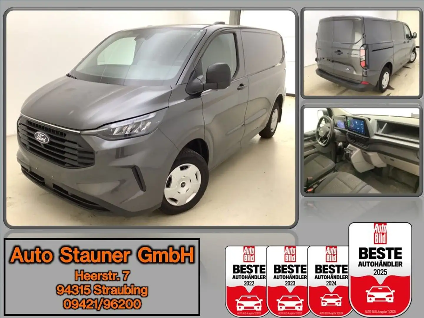 Ford Transit Custom 320L1 Trend/ACC/KAMERA/NAVI/SHZ/ Gris - 1