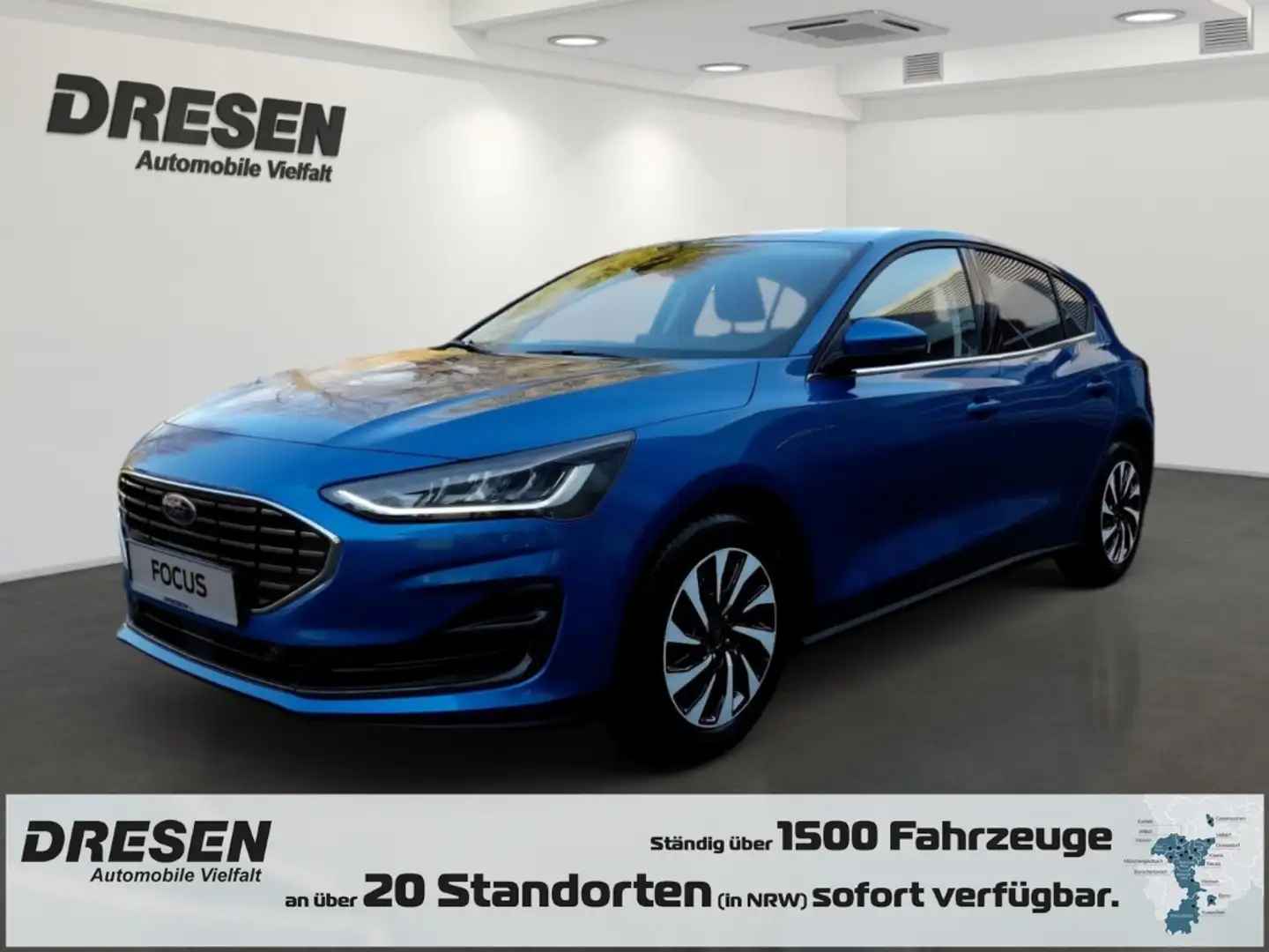 Ford Focus Titanium Edition Lim. 1,0l EcoB. Navi Soundsystem Modrá - 1