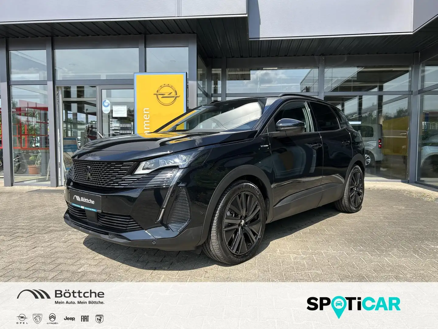 Peugeot 3008 Hybrid 225 GT/PANO/FOCAL/MASSAGE/AHK/Assistenzsyst Schwarz - 1