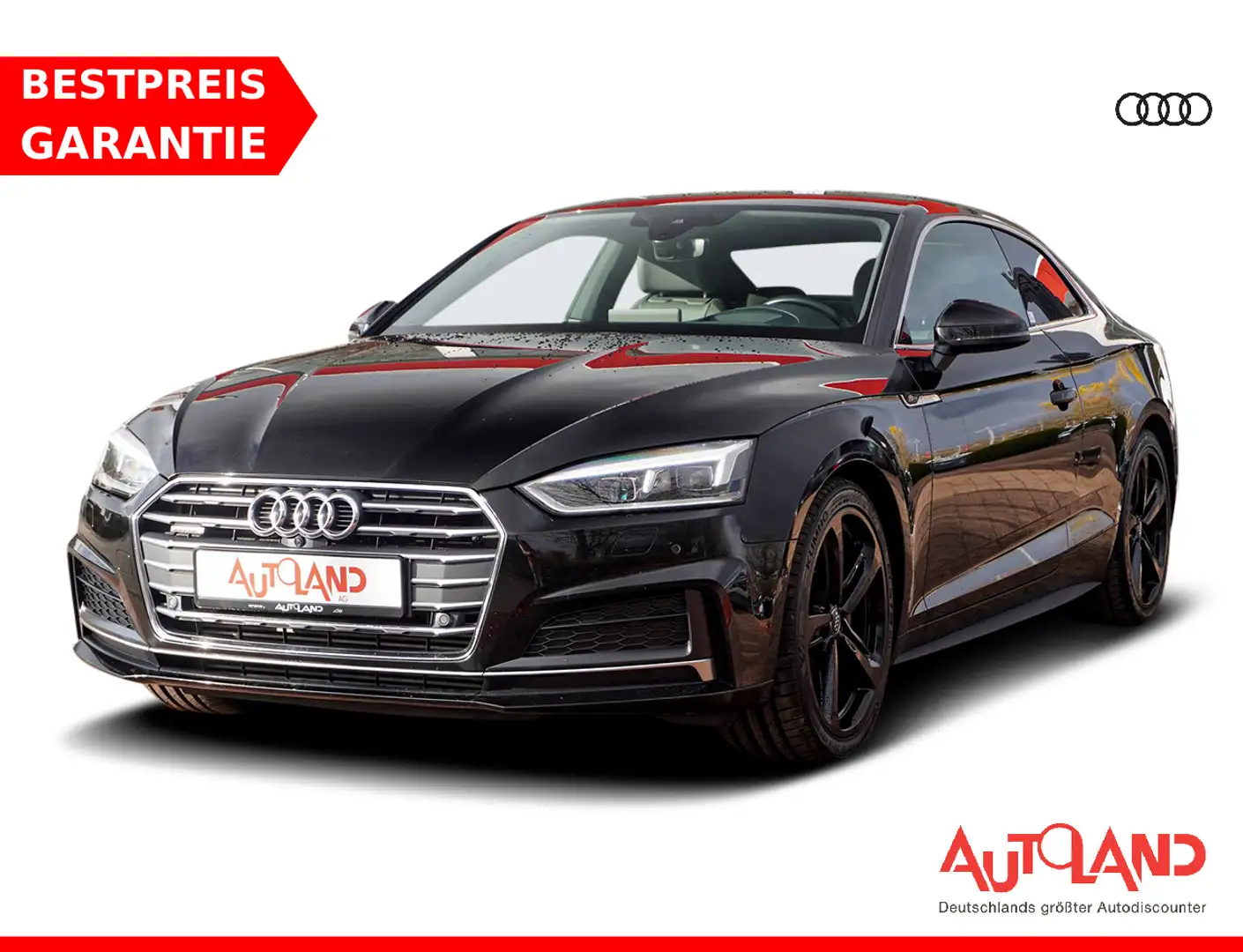 Audi A5 Coupe 3.0 TDI quattro S-Line Navi AHK Kamera Zwart - 1