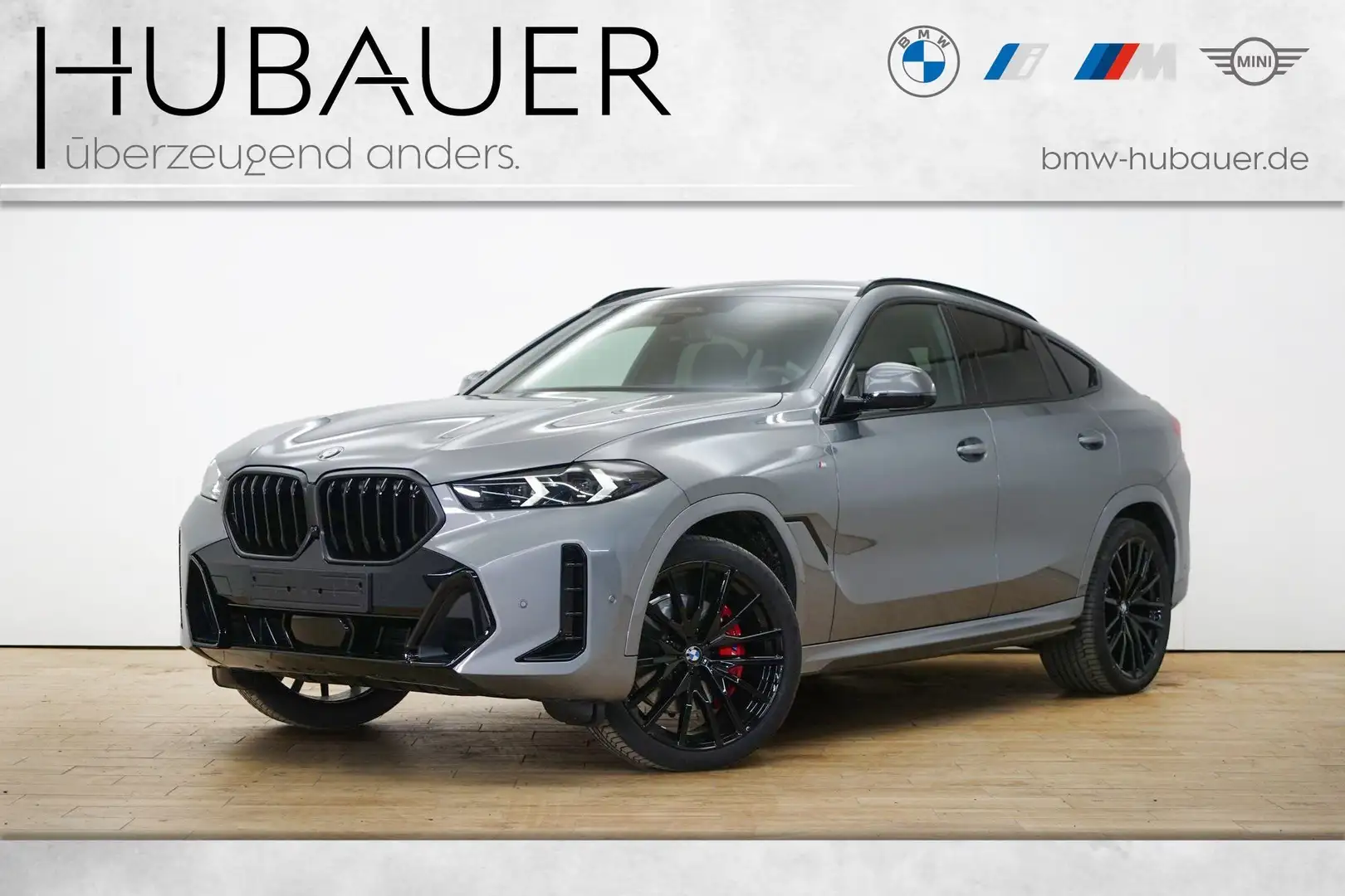 BMW X6 xDrive30d [M Sport, HUD, AHK, ACC, 22" LMR] Gris - 1