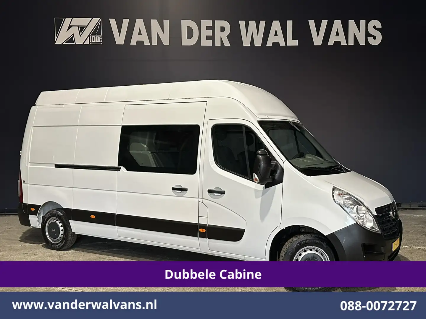 Opel Movano 2.3 CDTI 146pk L3H3 Dubbele Cabine Inrichting Euro Wit - 1