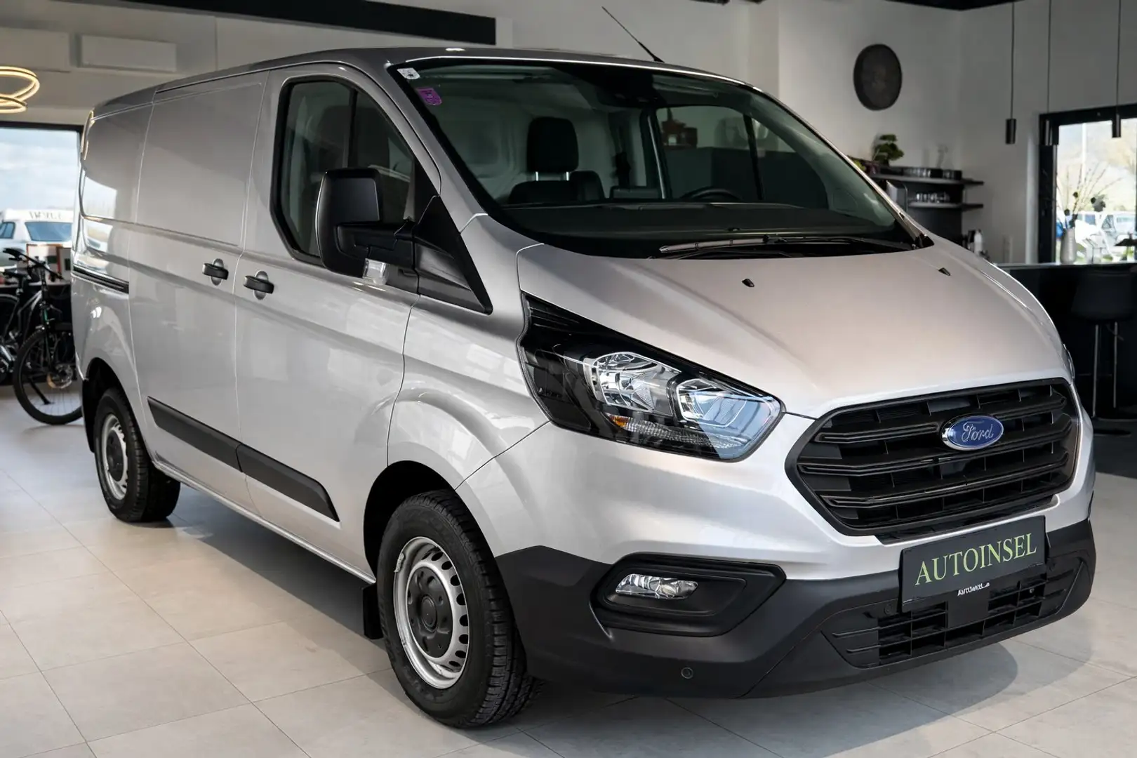 Ford Transit Custom L1 Kamera Navi 1.Besitz MwSt. Ausweisbar Silber - 2