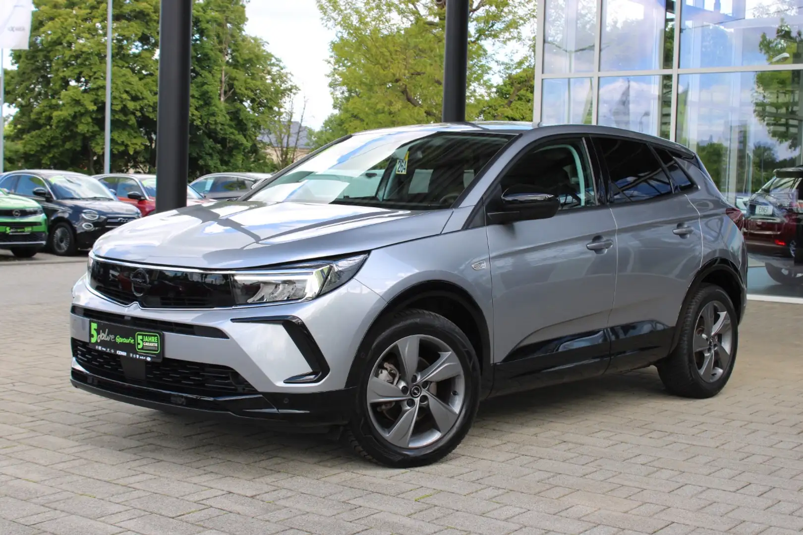 Opel Grandland 1.2 Turbo GS LINE *LED*Tech-Paket*PDC Срібний - 2