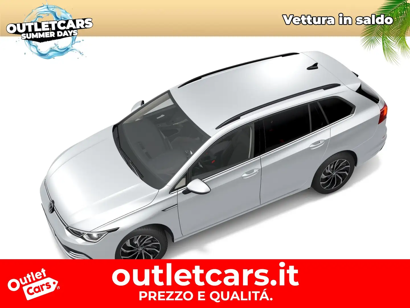 Volkswagen Golf Variant variant 1.5 tsi evo style 130cv Grigio - 2