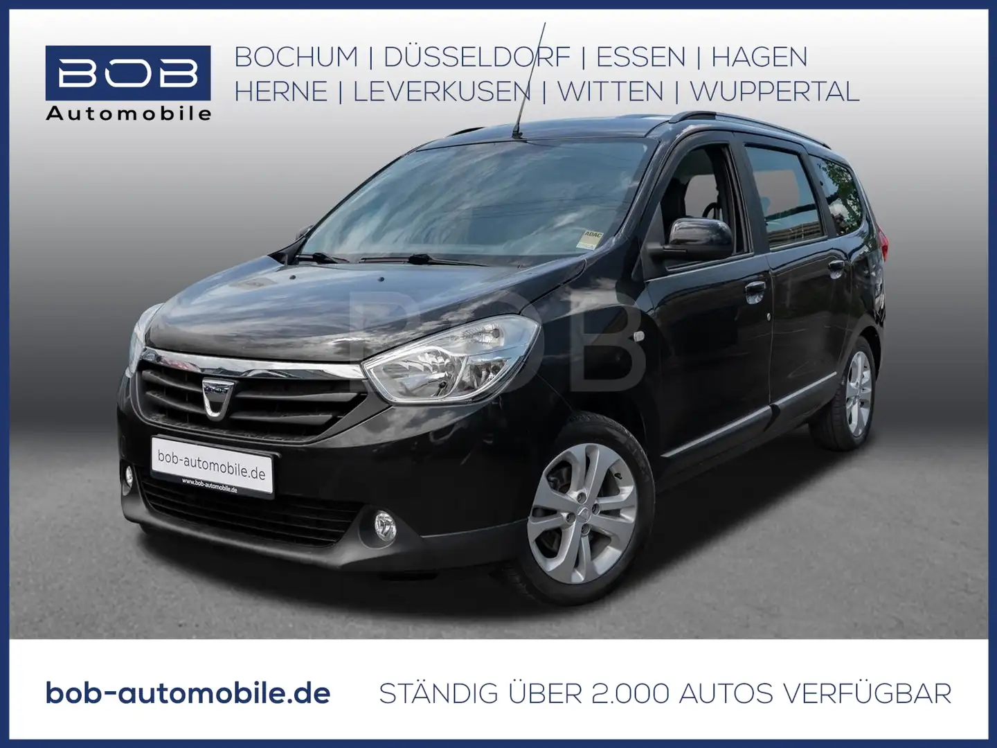 Dacia Lodgy Prestige TCe 115 7-Sitzer NAVI, SHZ, PDC Fekete - 1
