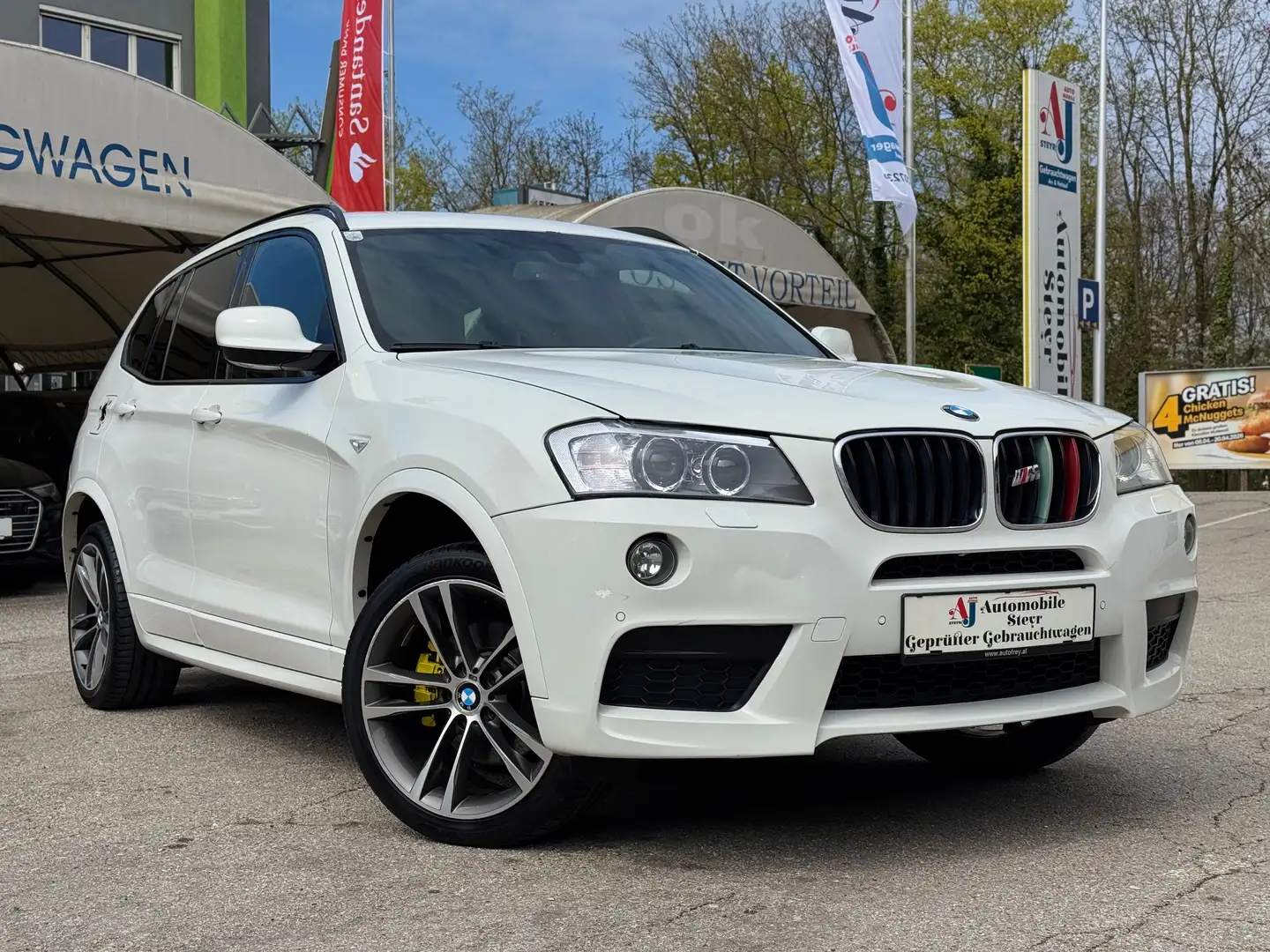 BMW X3 sDrive 18d+M Sport+Navi+Xenon Weiß - 1