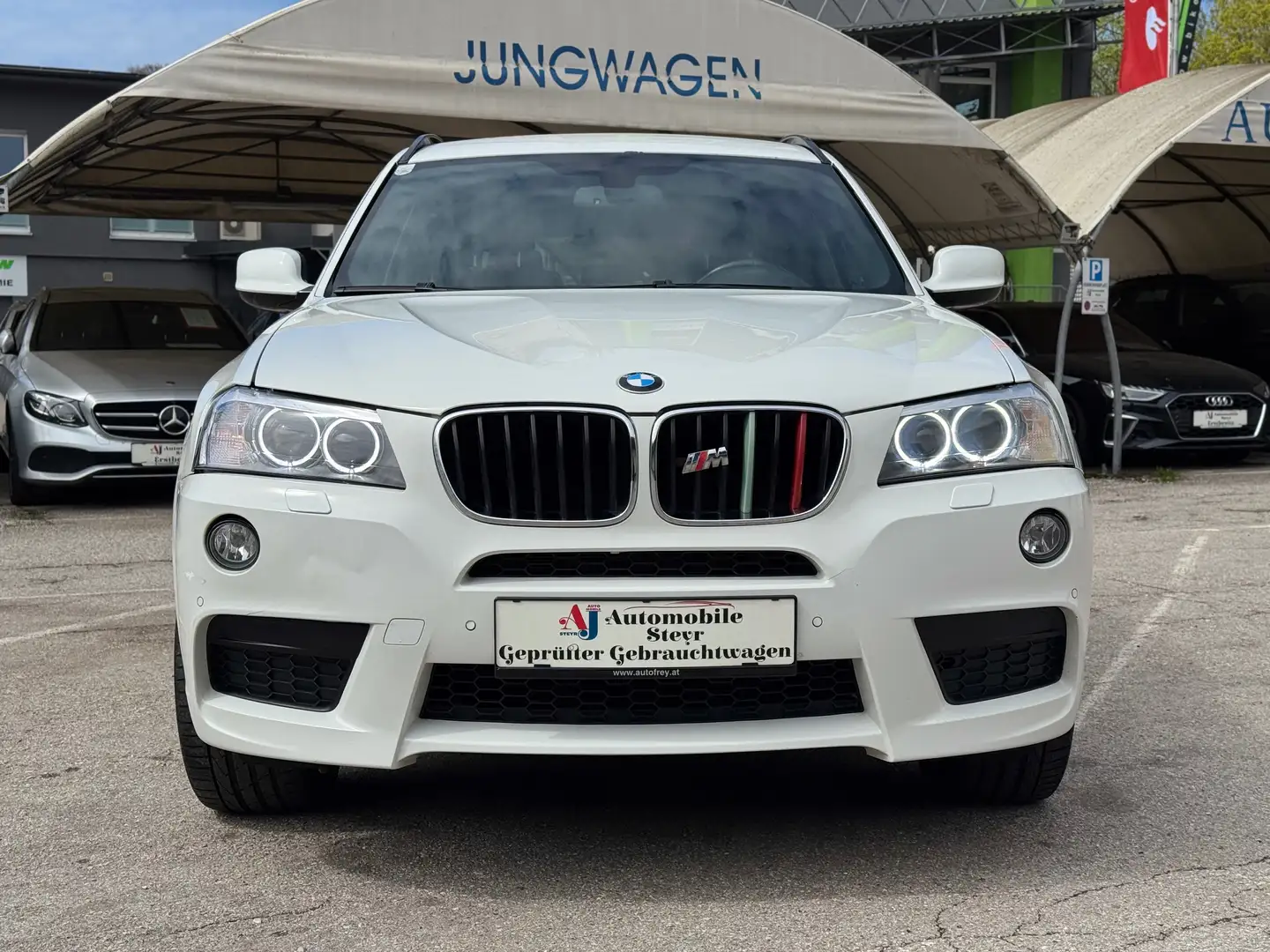 BMW X3 sDrive 18d+M Sport+Navi+Xenon Weiß - 2
