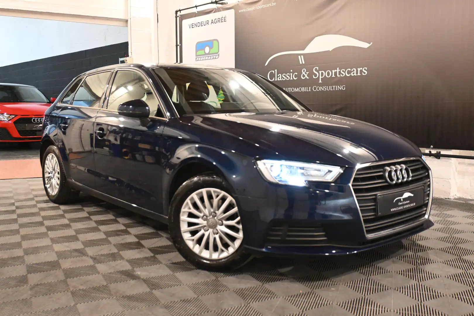 Audi A3 2.0 TDI SPORTBACK / EURO 6 / GPS NAVI / LEDS / PDC Bleu - 2