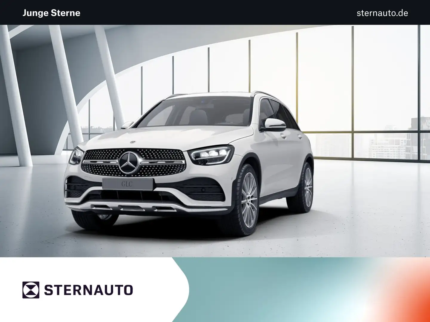 Mercedes-Benz GLC 220 GLC 220 d 4M AMG Line/Navi/Distronic/AHK/Kamera Weiß - 1