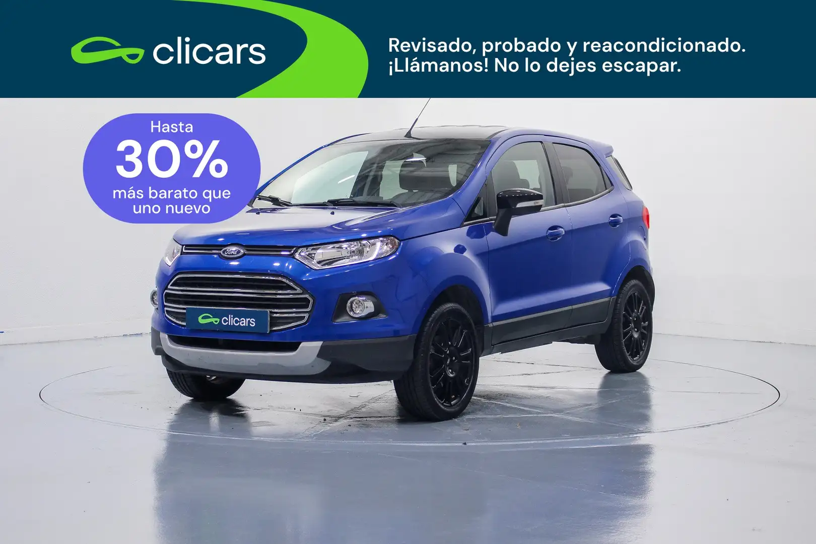 Ford EcoSport 1.0 EcoBoost Titanium 125 Azul - 1