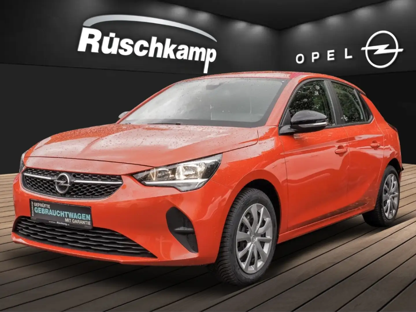 Opel Corsa-e F Edition CarPlay Klimaautom PDC DAB Allwetter Orange - 1