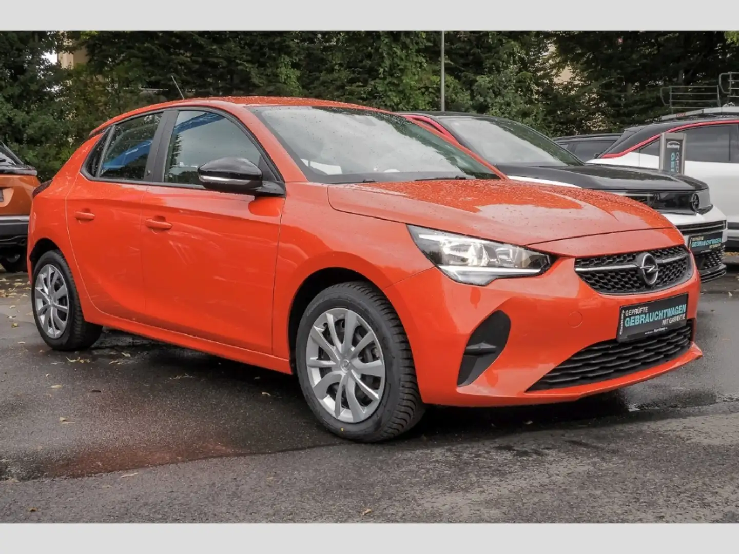 Opel Corsa-e F Edition CarPlay Klimaautom PDC DAB Allwetter Orange - 2
