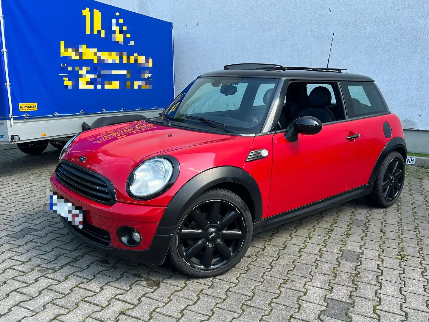 MINI Cooper 1.6 *Leder+Panoglasdach+SHZHG* 135.000KM Rot - 1