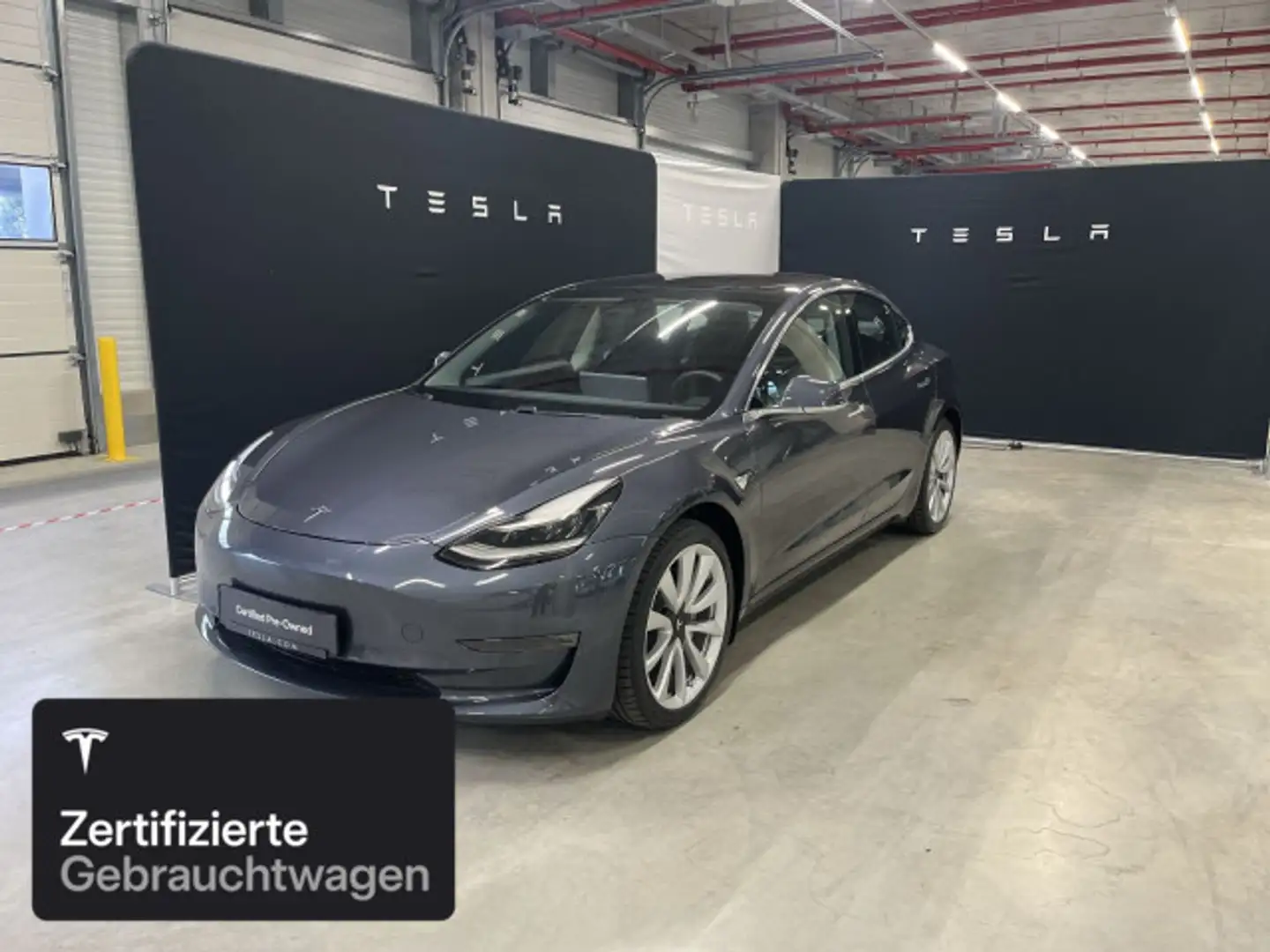 Tesla Model 3 Long Range AWD Plateado - 1