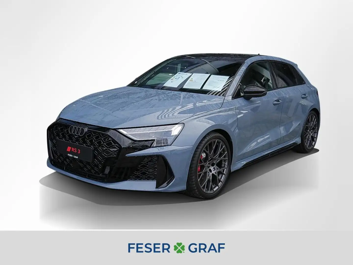 Audi RS3 Sportback S tronic Pano Matrix Navi Grijs - 1