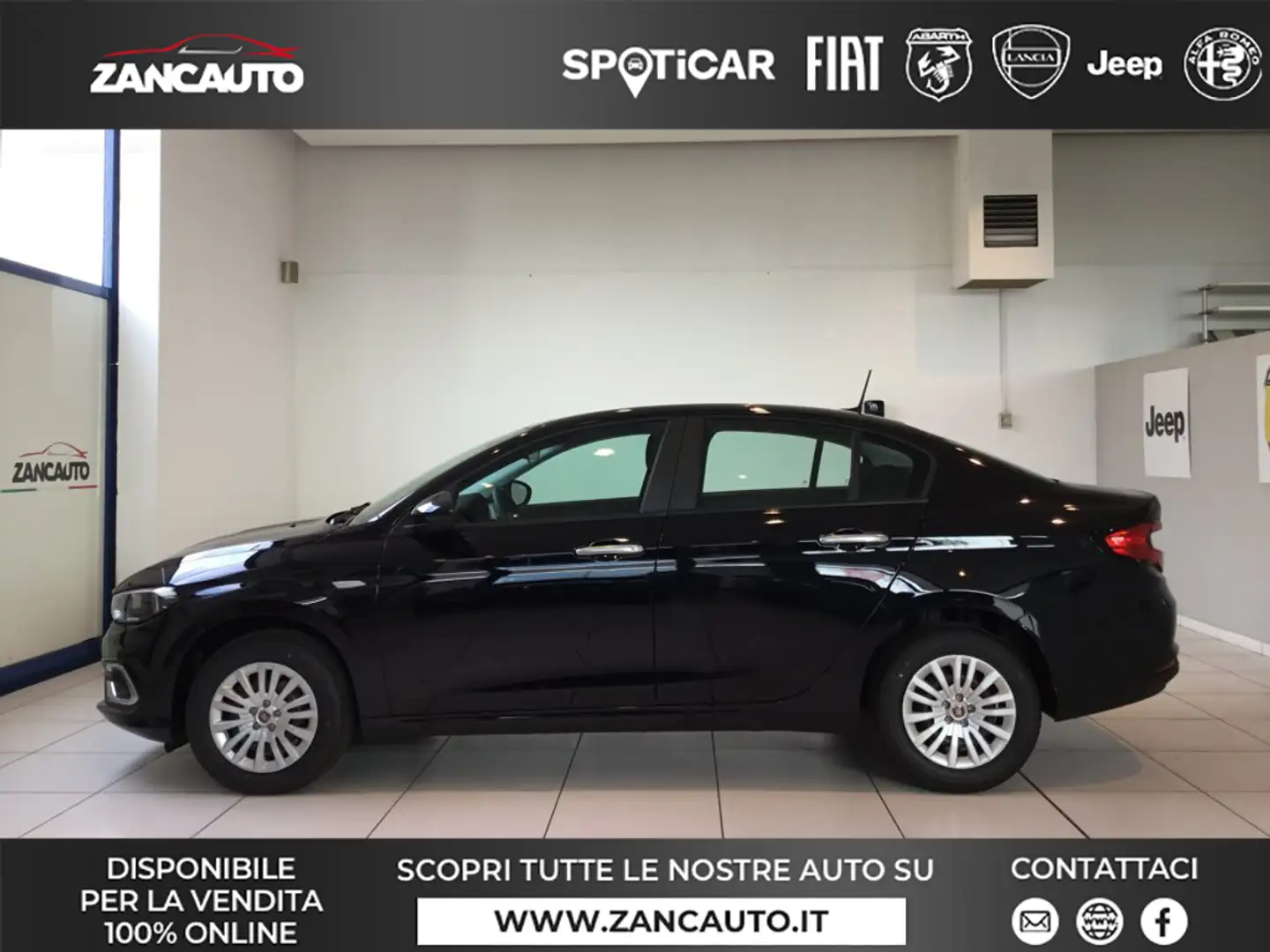 Fiat Tipo MY24 4 PORTE TIPO 1.6 Mjt - PROMO LUGLIO Negro - 1