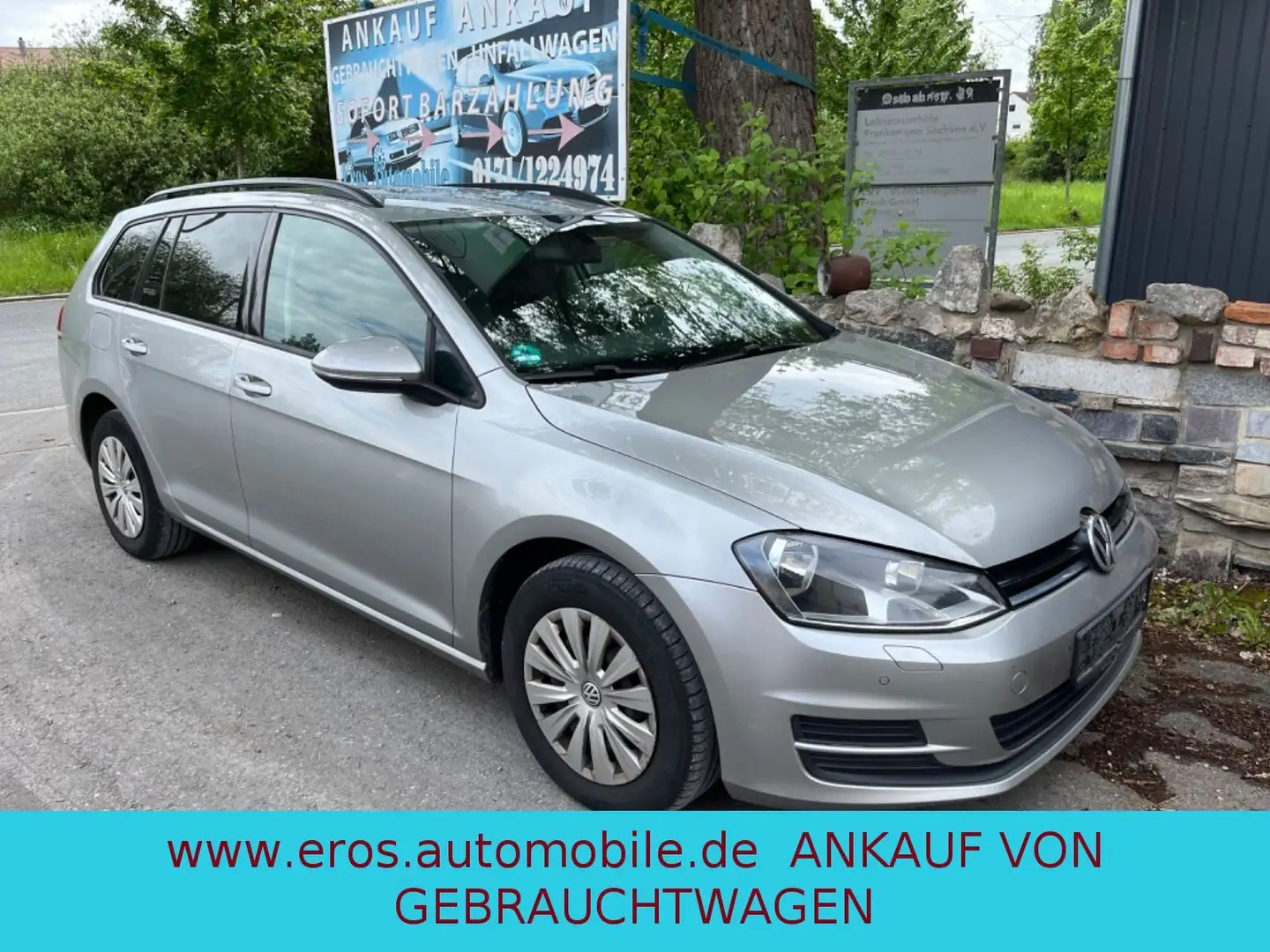 Volkswagen Golf VII Variant Trendline BMT Argent - 2