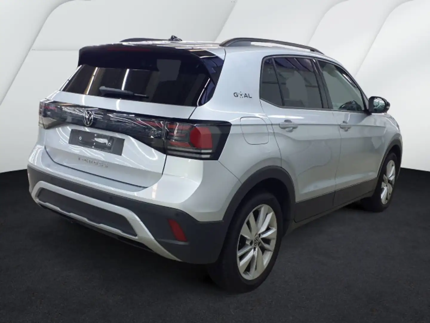 Volkswagen T-Cross 1.0 TSI Goal NAVI APP ACC PDC 17" Silber - 2