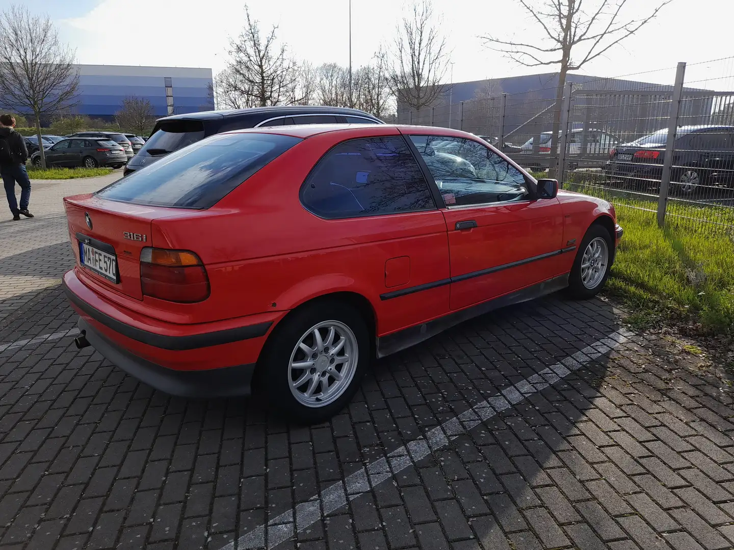 BMW 316 3er 316i compact Kırmızı - 2