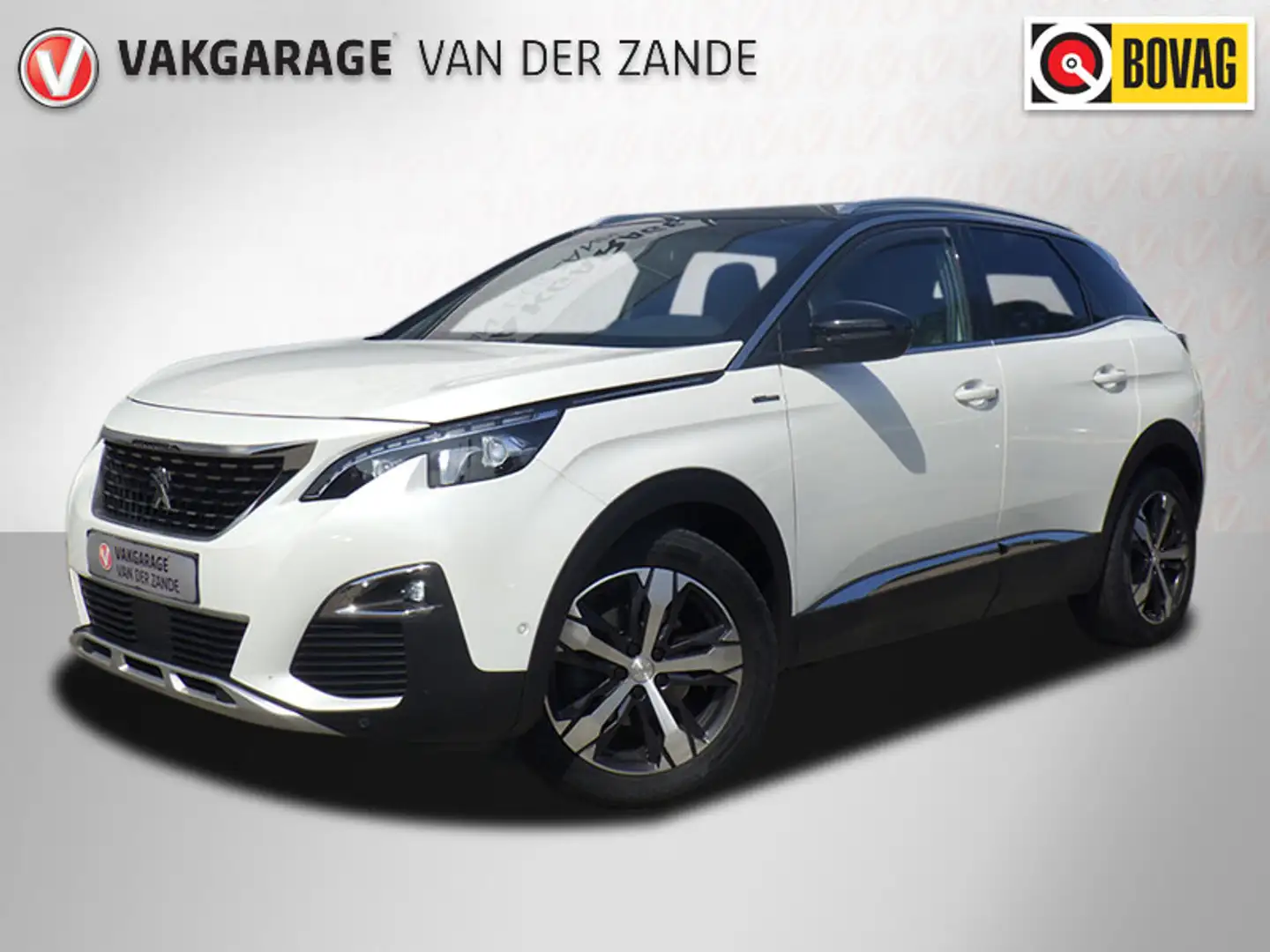 Peugeot 3008 1.2 AUT GT Line, Camera, Cruise, LED, Compleet!! Wit - 1