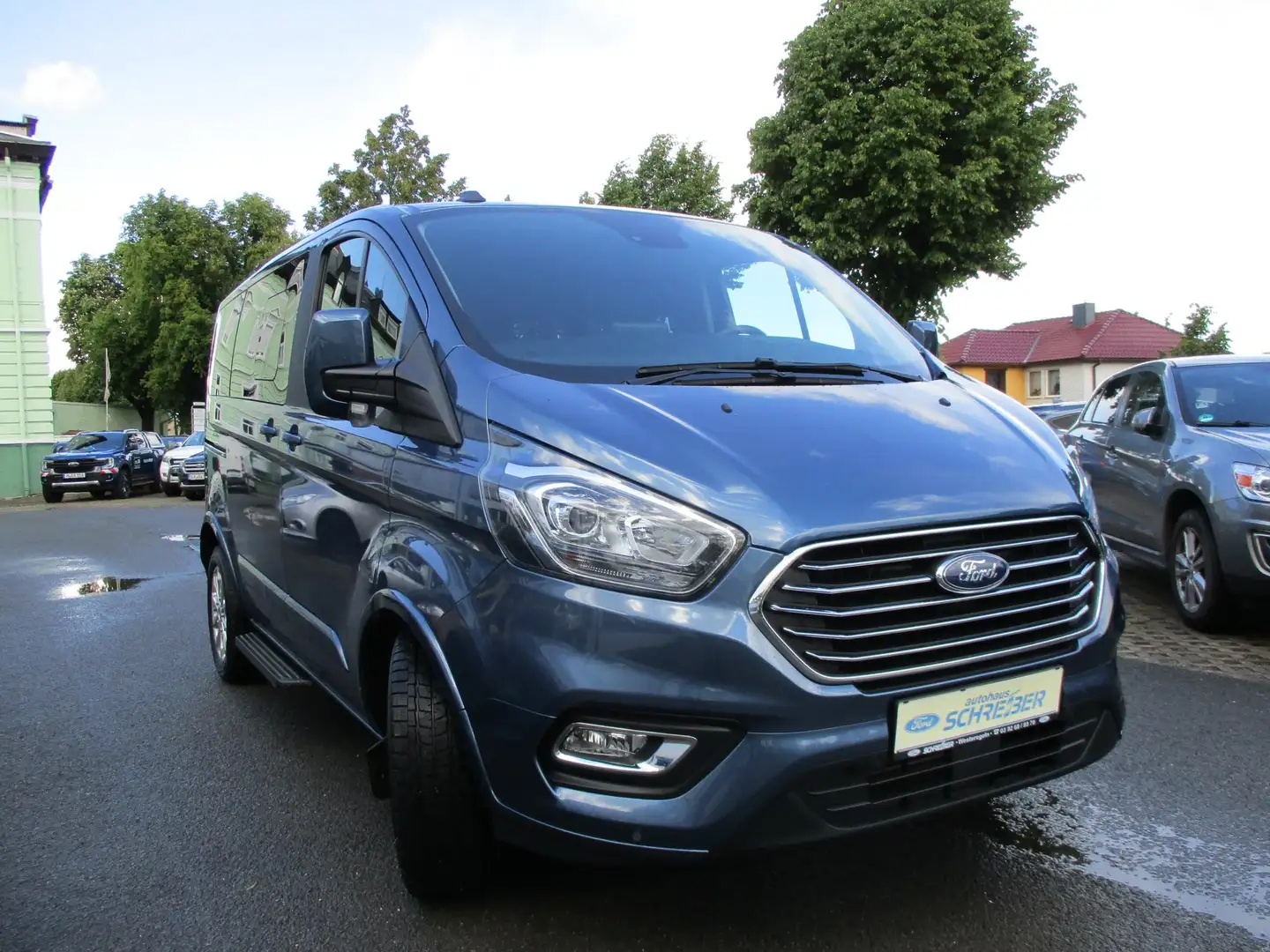 Ford Tourneo Custom Tourneo Custom 320 L1H1 Titanium, Garantie, AHK Blau - 2