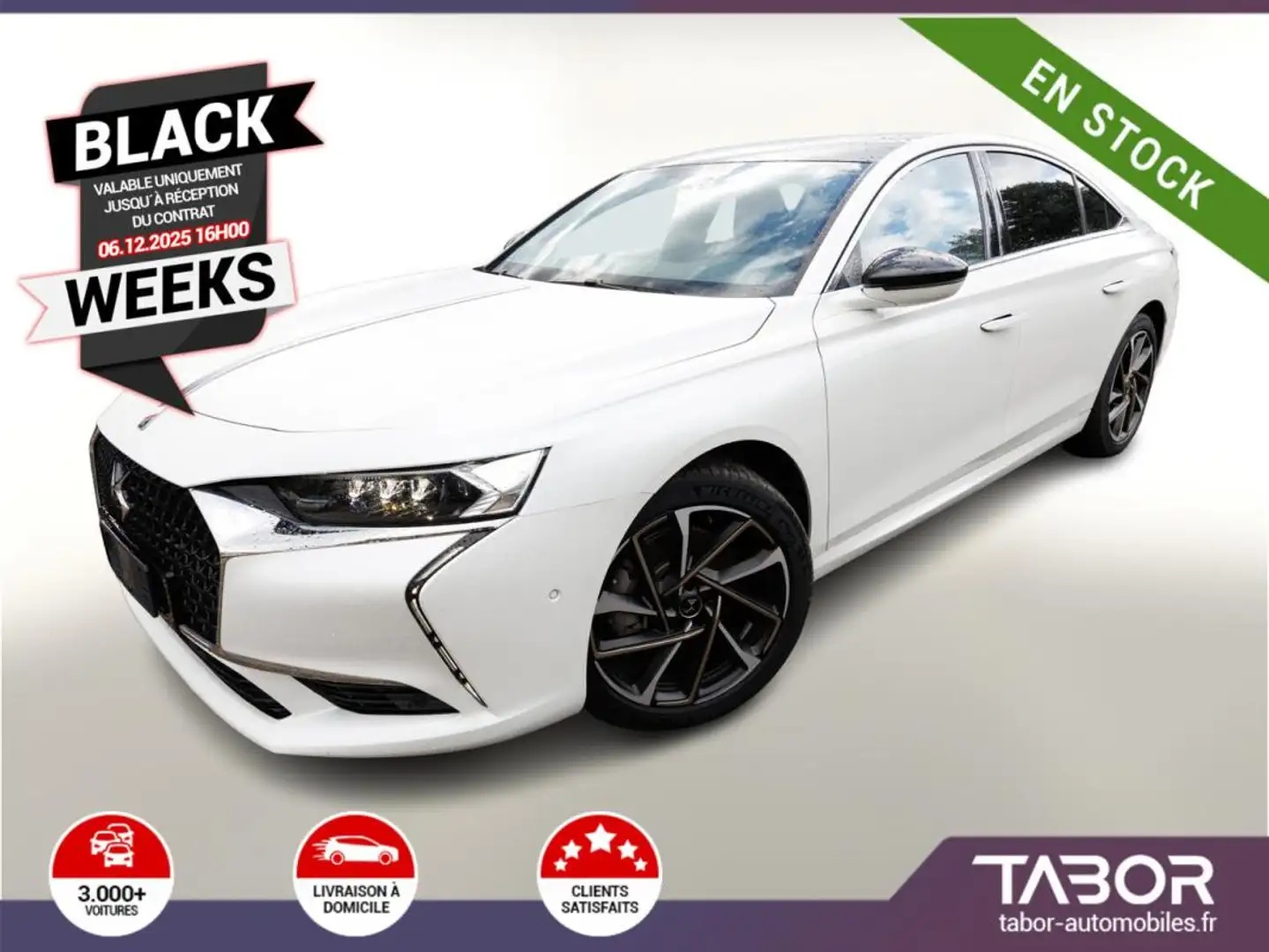 DS Automobiles DS 9 250 EAT8 Rivoli+ Cuir LED GPS eHk Cam360° Blanc - 1