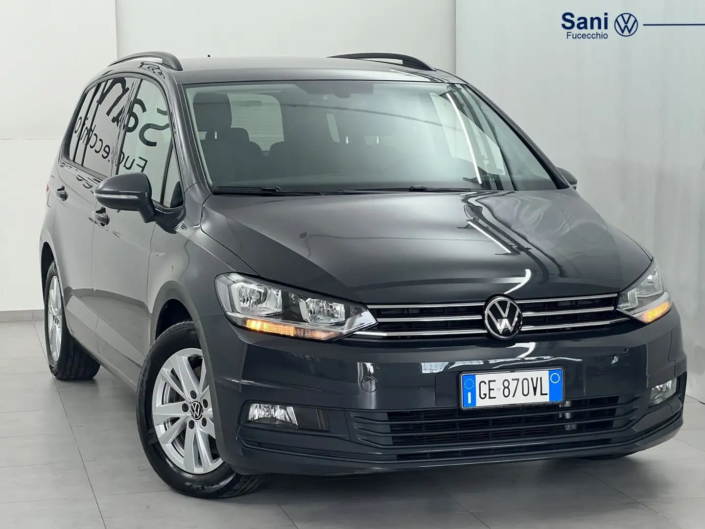 Volkswagen Touran Touran 2.0 tdi Business 122cv Grijs - 1