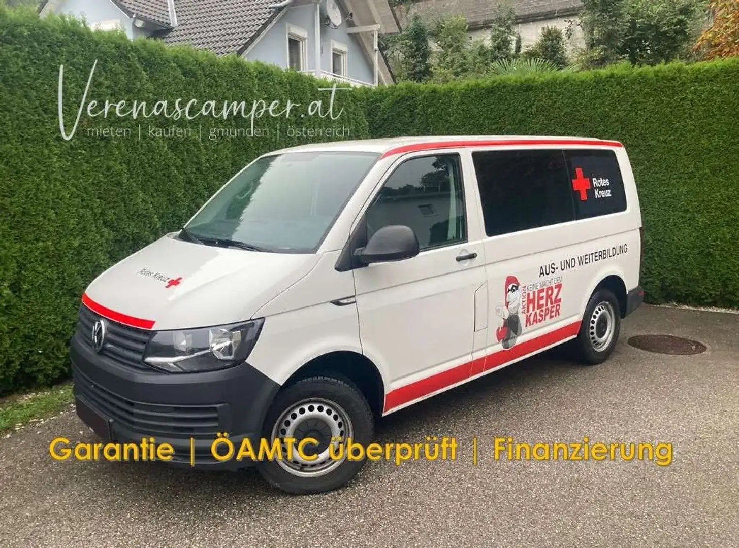 Volkswagen T6 Transporter T6 Doka-Kastenwagen 2,0TDI *Standheizung* Blanc - 1