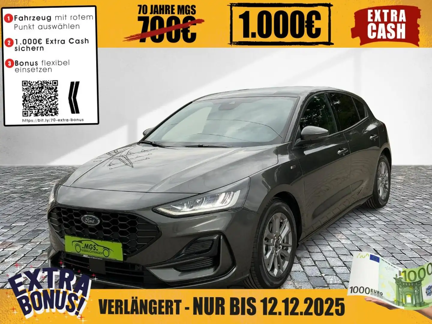 Ford Focus ST-Line 1.0 EcoBoost DAB #BT Grijs - 1