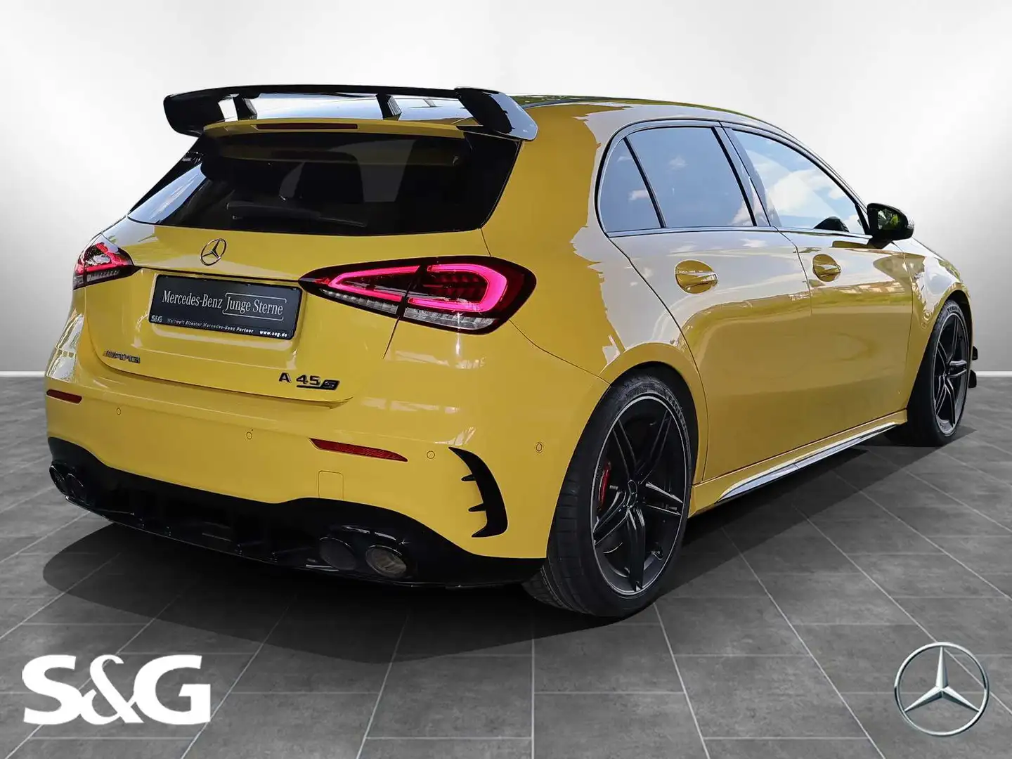 Mercedes-Benz A 45 AMG S 4M+ DISTRONIC+PANORAMA+BURMESTER+LED Yellow - 2