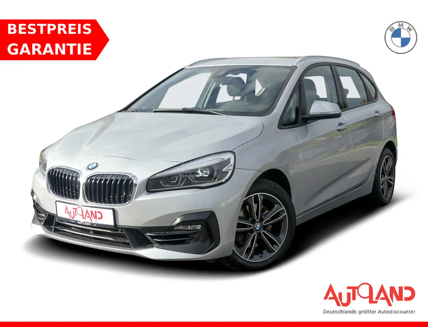 BMW 220 220i Active Tourer LED Navi Kamera Sitzheizung PDC Gris - 1