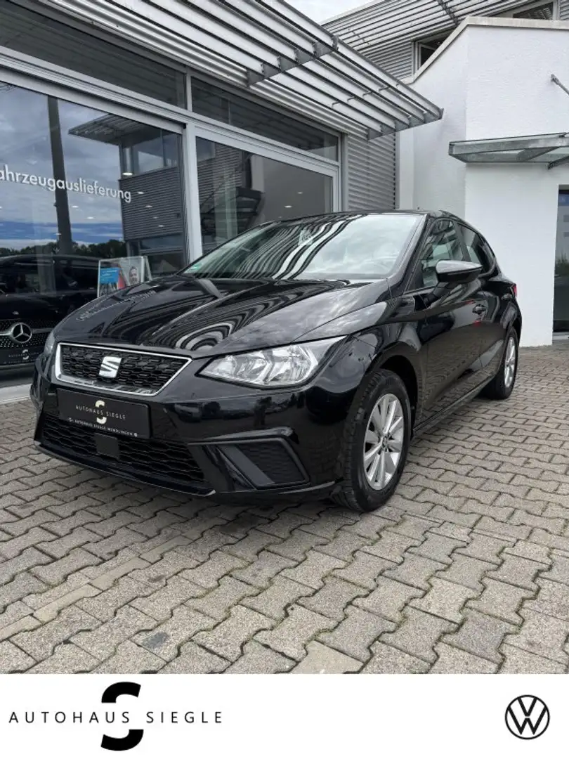 SEAT Ibiza 1.0 Style Parktronic Sitzheizung ALU Climatronic B Zwart - 1