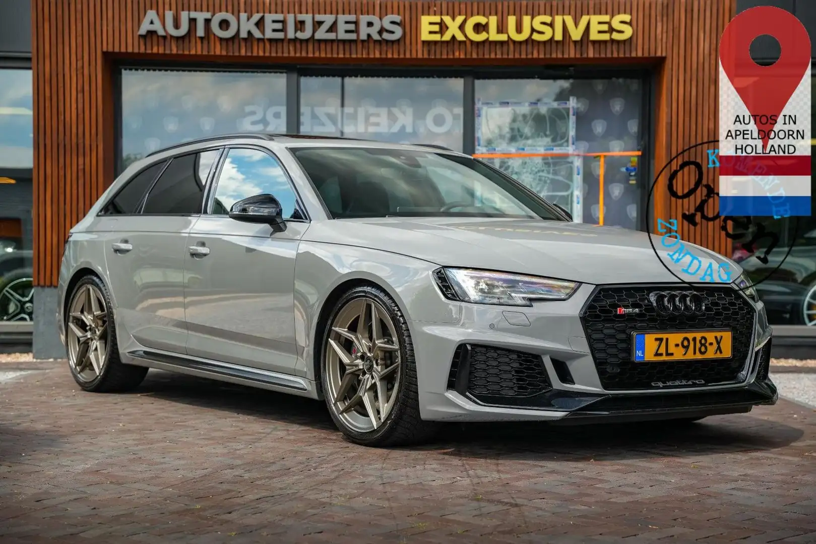 Audi RS4 A4 Avant 2.9 TFSI quattro panorama dach B&O Grau - 1