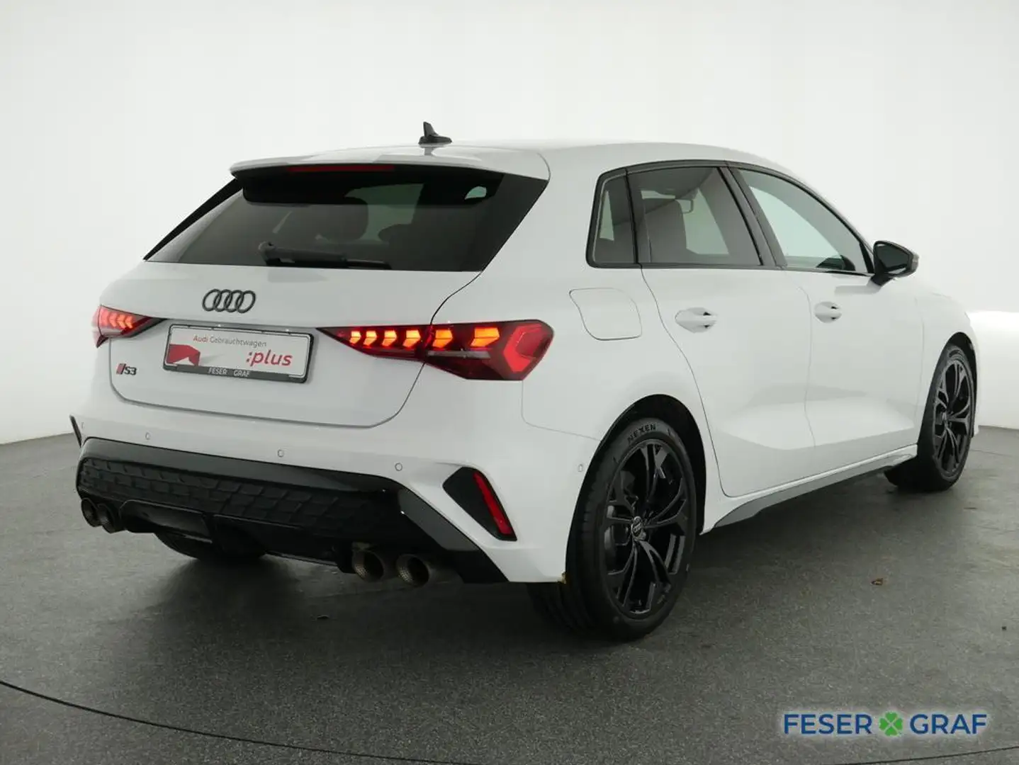 Audi S3 Sportback TFSI SONOS,Perfor-Abgasan,LED,Leder Weiß - 2