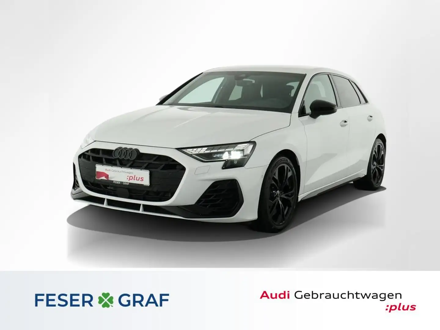 Audi S3 Sportback TFSI SONOS,Perfor-Abgasan,LED,Leder Weiß - 1