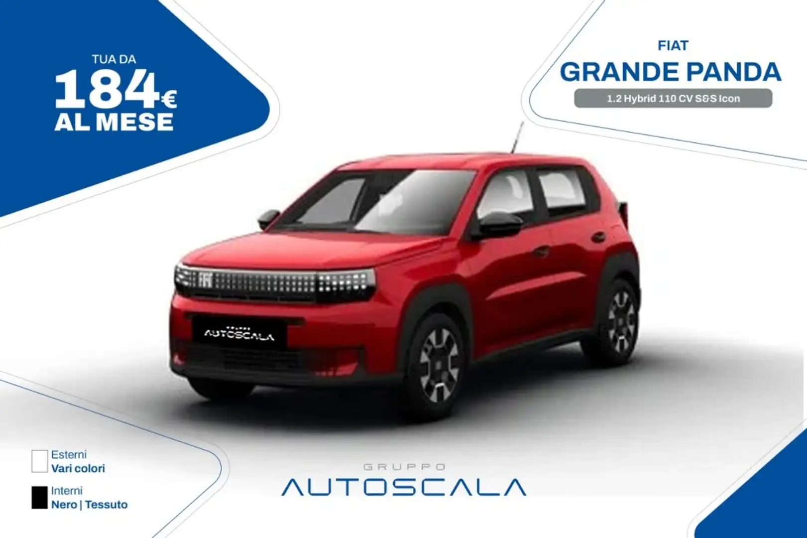 Fiat Grande Panda 1.2 Hybrid 110 CV S&S Icon - 1