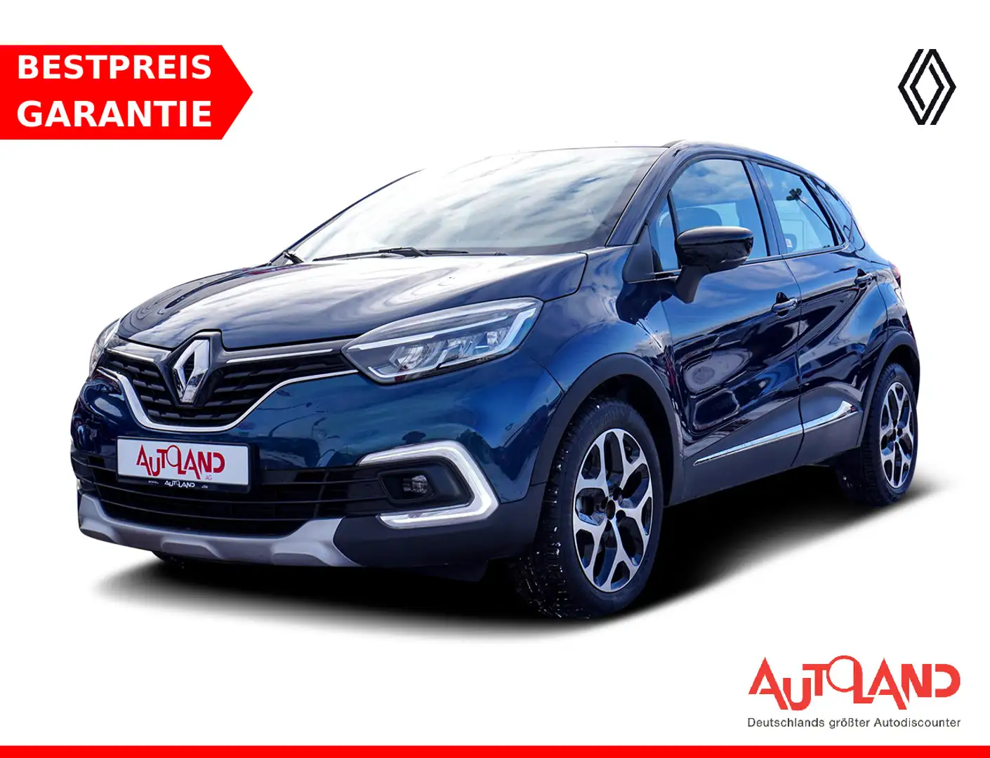 Renault Captur 1.2 TCE Intens LED Navi Kamera Klimaaut. Blau - 1