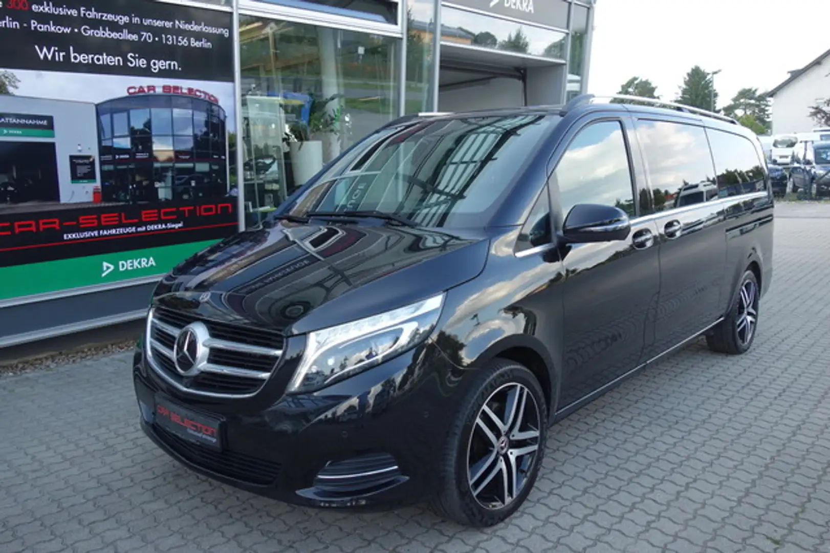 Mercedes-Benz V 220 d 4Mat extralang Avantg 3xeTÜR/STDHZG/ACC Zwart - 1