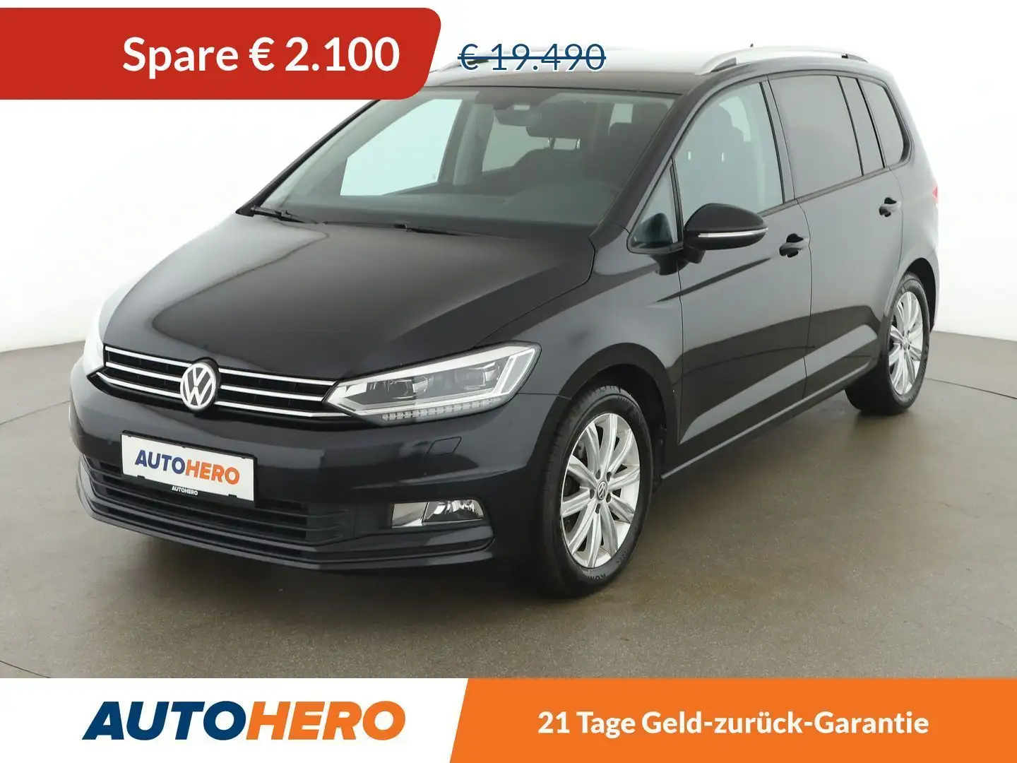 Volkswagen Touran 1.6 TDI Comfortline BM Aut. *ACC*LED*CAM*AHK* Negru - 1