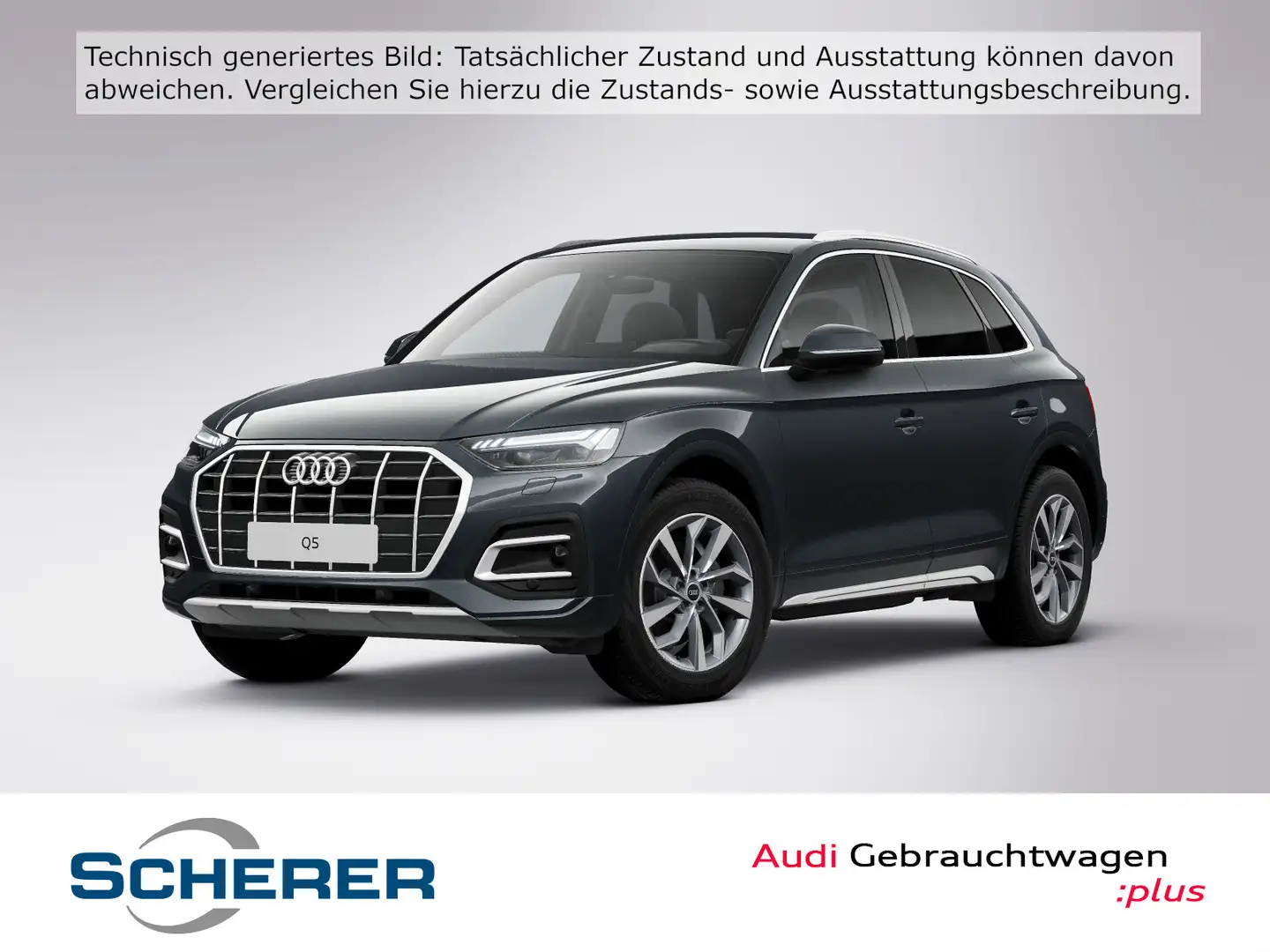 Audi Q5 35 TDI advanced S tronic MATRIX AHK KAMERA Grau - 1