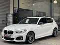 BMW 116 i(PACK SPORT-M) BIXENON-TOE-JA19-ALCANTARA-GAR1AN Blanc - thumbnail 1
