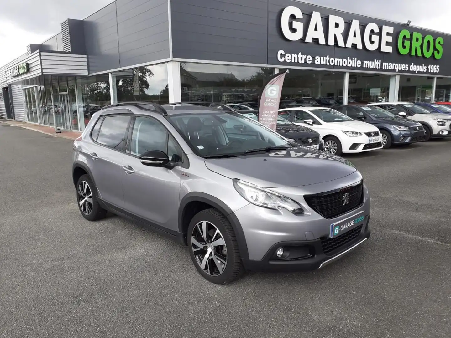 Peugeot 2008 1.2 PureTech 130ch S&S BVM6 GT Line Gris - 1