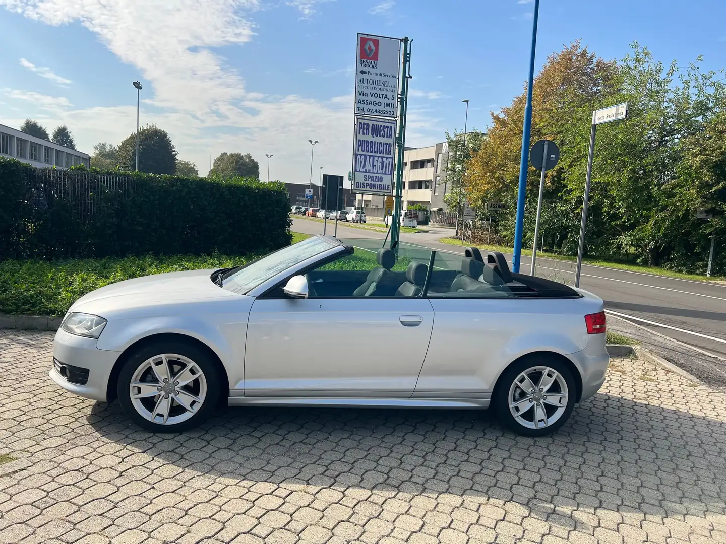 Audi A3 Cabrio 1.8 tfsi Ambition s-tronic Silber - 1