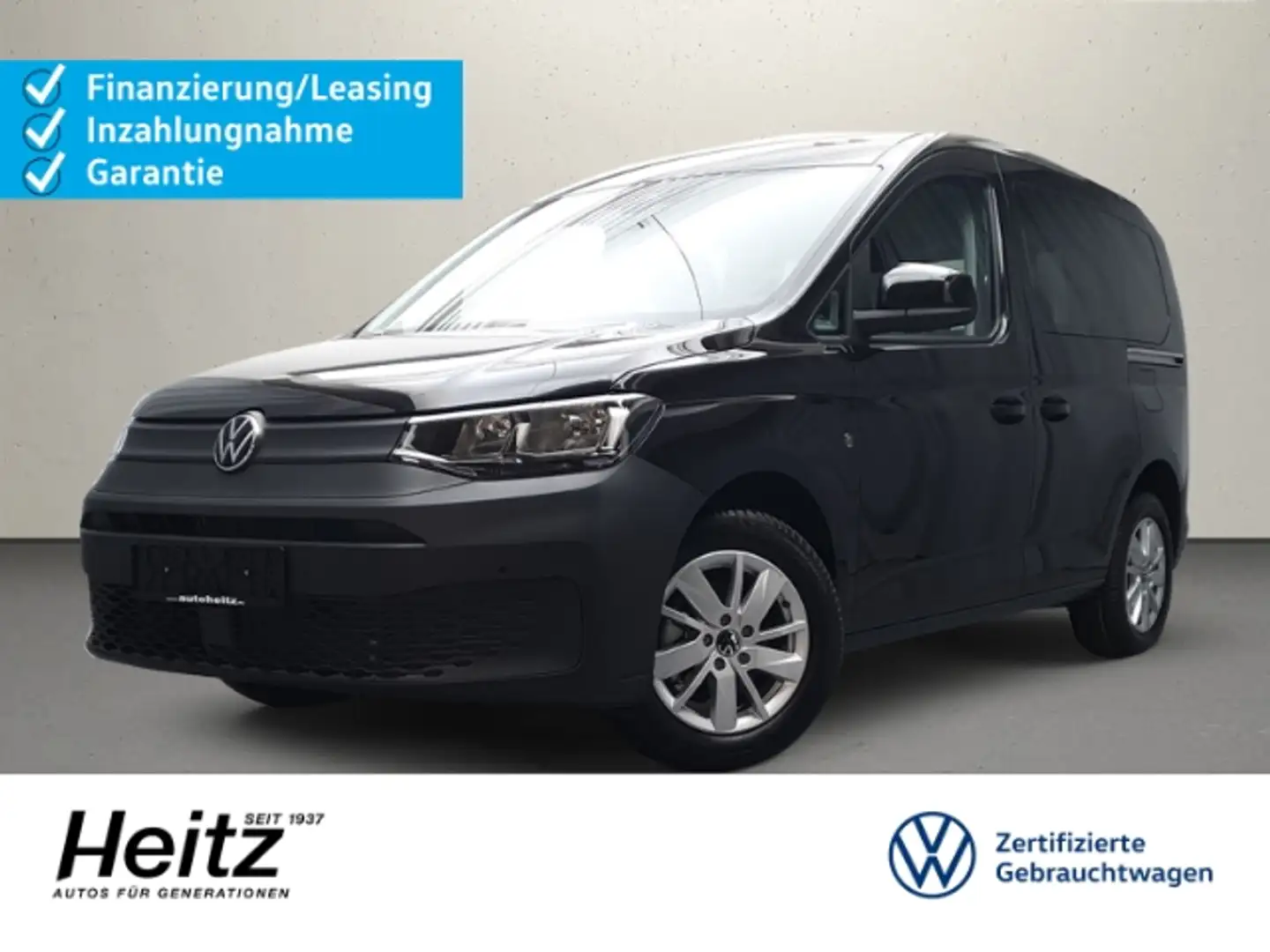 Volkswagen Caddy TDI Navi ACC Tempomat SHZ Rückfahrkamera Schwarz - 1